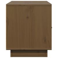 Tv-meubel 80x34x40 cm massief grenenhout honingbruin - thumbnail