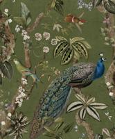 Dutch Wallcoverings Arboretum - Cassia Green - Multi - thumbnail