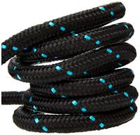 Rosewood hondenriem touw zwart / blauw - thumbnail