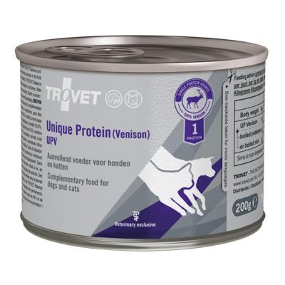 TROVET Unique Protein UPV Venison - natvoer voor honden en katten - 200g