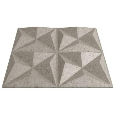 VidaXL 24 st wandpanelen origami 6 m² 50x50 cm xps beton VidaXL 24 st wandpanelen origami 6 m² 50x50 cm xps beton