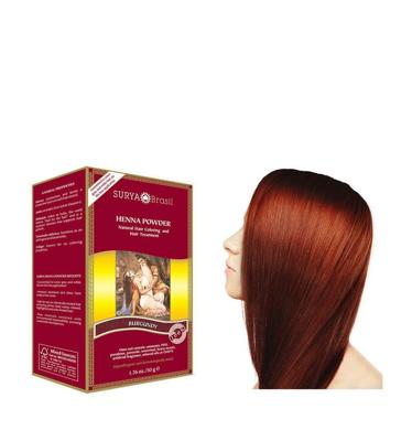Surya Brasil Henna haarverf poeder burgundy 50 Gram