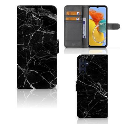 Samsung Galaxy M14 | Bookcase | Marmer Zwart - Origineel Cadeau Vader