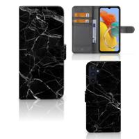 Samsung Galaxy M14 | Bookcase | Marmer Zwart - Origineel Cadeau Vader - thumbnail