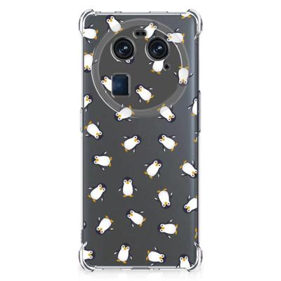 Doorzichtige Silicone Hoesje voor OPPO Find X6 Pinguïn Doorzichtige Silicone Hoesje voor OPPO Find X6 Pinguïn