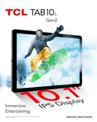 Tablet TCL Tab 10L Gen2 10,1" Octa Core 3 GB RAM 32 GB Zwart