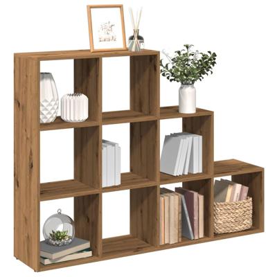 Kamerscherm / boekenkast 137,5x29x103,5 cm hout artisanaal eik Kamerscherm / boekenkast 137,5x29x103,5 cm hout artisanaal eik