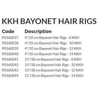 Preston Bayonet Hair Rigs KKH 10cm Size 8 - thumbnail