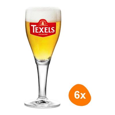 Texels - Bierglas op voet 300ml - 6 stuks