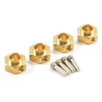 Fastrax TRX-4 Brass Hex Wheel Hub (4) - thumbnail