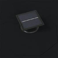 Wandparasol met LED's 300 cm zwart - thumbnail