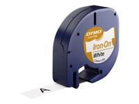 Dymo LetraTAG opstrijkbare tape 12 mm, wit - thumbnail