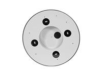 Eurolite led kleuren gordijn rond RGB - thumbnail