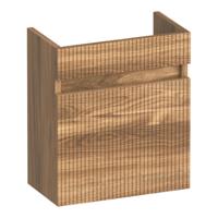 Brauer Joy Wavy Fonteinkast - 40 cm - 1 Deur - Greeploos - Rechtsdraaiend - Honey - thumbnail