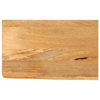 Tafelblad met natuurlijke rand 40x20x2,5 cm massief mangohout - thumbnail