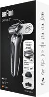 Braun Series 7 70-S4200cs Elektrisch Scheerapparaat Met Oplaadstandaard, Precisietrimmer, Zilver - thumbnail