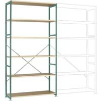 Manuflex RP1336.0001 Magazijnstelling basismodule (b x h x d) 1280 x 2500 x 800 mm Hout - thumbnail
