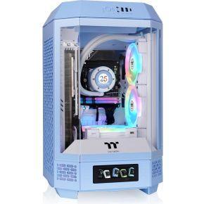 Thermaltake The Tower 250 Hydrangea Blue Midi-tower Gaming-behuizing Babyblauw Zijvenster