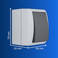 REV 0511651777 Knop Compleet AquaForm Lichtgrijs 1 stuk(s) - thumbnail