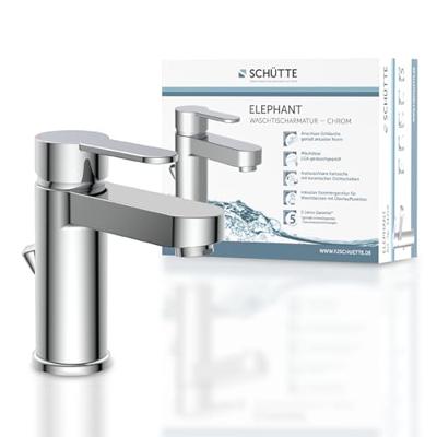 SCHÜTTE wastafelmengkraan elephant chroomkleurig