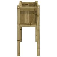 Plantenbakken met poten 2 st cm gempregneerd hout - thumbnail