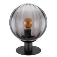 Globo TafellampDallerta zwart met smoke glas - 15216T - thumbnail