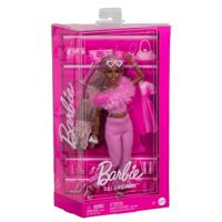 Barbie Deluxe Style pop met bont en vlechten - thumbnail