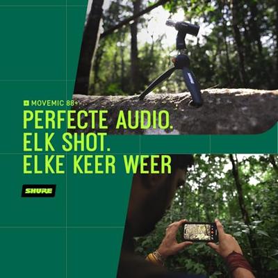 Shure MoveMic 88+ draadloze stereomicrofoon voor smartphone - thumbnail