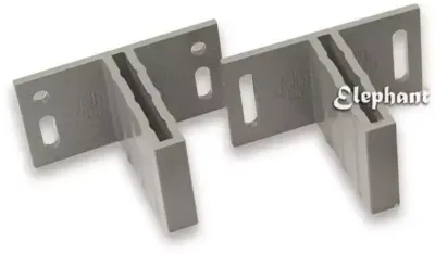 Beslag set antraciet 6 stuks