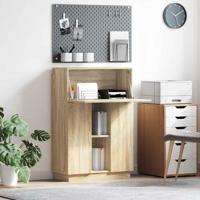 Bureau Sonoma eiken 71,5 x 31,5 x 106,5 cm Bewerkt hout - thumbnail