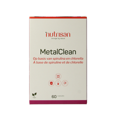 Nutrisan Metalclean 60 Vegetarische capsules Nutrisan Metalclean 60 Vegetarische capsules