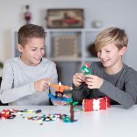 Plusplus Bouwplaat blauw/grijs Plus-Plus: 2 stuks 3840 - thumbnail