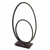 Freelight Tafellamp Ophelia zwart ovaal - thumbnail