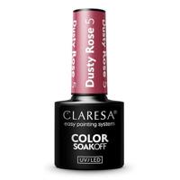 Claresa uv/led gellak 5ml dusty rose 5 - thumbnail