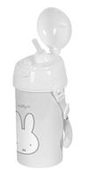Fles met deksel en rietje Miffy Niebla Grijs PVC 500 ml - thumbnail