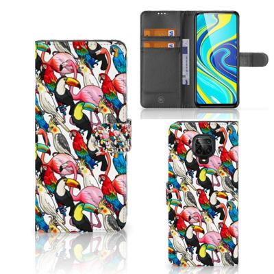 Xiaomi Redmi Note 9 Pro | Note 9S | Telefoonhoesje | Met pasjeshouder | Birds