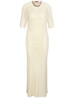 Tricotjurk korte mouwen Van Laura Biagiotti Roma wit - thumbnail