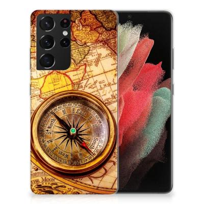 Samsung Galaxy S21 Ultra | Silliconen Back Cover | Kompas
