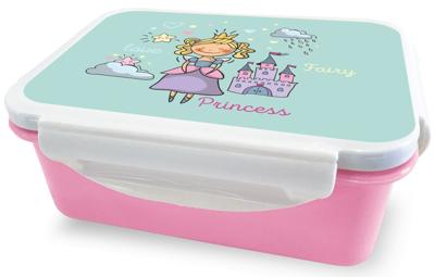 Arditex broodtrommel prinses 16 x 12 x 6,5 cm roze/groen Arditex broodtrommel prinses 16 x 12 x 6,5 cm roze/groen