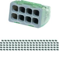 8-polige Lasklem Grijs - 0.2-2.5 mm² - 100 stuks - thumbnail