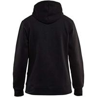 Blåkläder Dames hoodie met rits 33951048 | Zwart | Maat XL - 7330509542941 - thumbnail