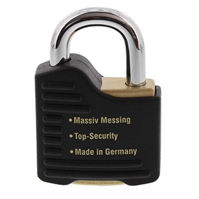 Burg Wächter Gamma 700 55 SB Hangslot Verschillend sluitend Messing, Zwart Hangslot voor profielcilinder