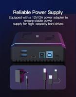 Inateck FE3003 HDD-/SSD-behuizing Zwart 2.5/3.5 - thumbnail