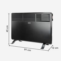 Black+Decker BXCSH1800E convector wandverwarming - thumbnail