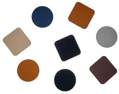 Cookinglife Onderzetters - Vegan leer - Zwart - ø 10 cm - 6 Stuks Cookinglife Onderzetters - Vegan leer - Zwart - ø 10 cm - 6 Stuks