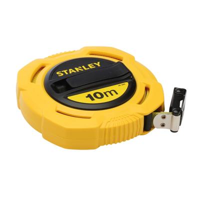 Stanley landmeter fiberglas 10m afstandsmeter (geel)