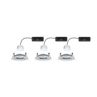Paulmann 92435 LED-plafondlamp, LED-inbouwlamp 6 W Aluminium (gedraaid) - thumbnail
