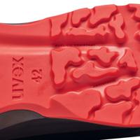 uvex S1 PL PUR W11 6802243 Lage veiligheidsschoenen S1PL Schoenmaat (EU): 43 Zwart, Rood 1 paar - thumbnail