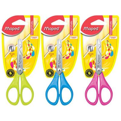 Maped Linkshandige Schaar met Ronde Punt + Cm-Verdeling RVS Assorti Maped Linkshandige Schaar met Ronde Punt + Cm-Verdeling RVS Assorti
