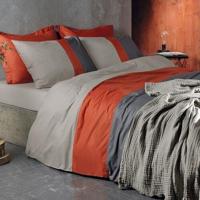 Dommelin Dommelin Dekbedovertrek Padua Percal 200TC Taupe 240x200/220 cm - thumbnail